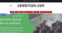Desktop Screenshot of celebritain.com