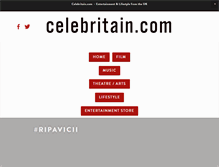 Tablet Screenshot of celebritain.com